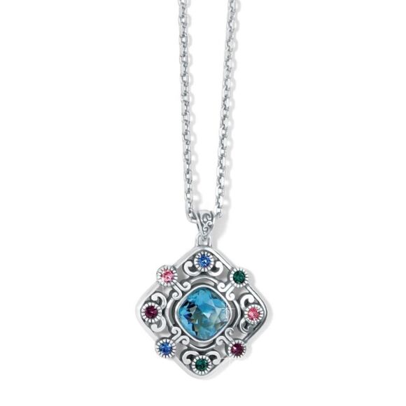 Brighton Elora Gems Large Palette Necklace NWT - Picture 3 of 10